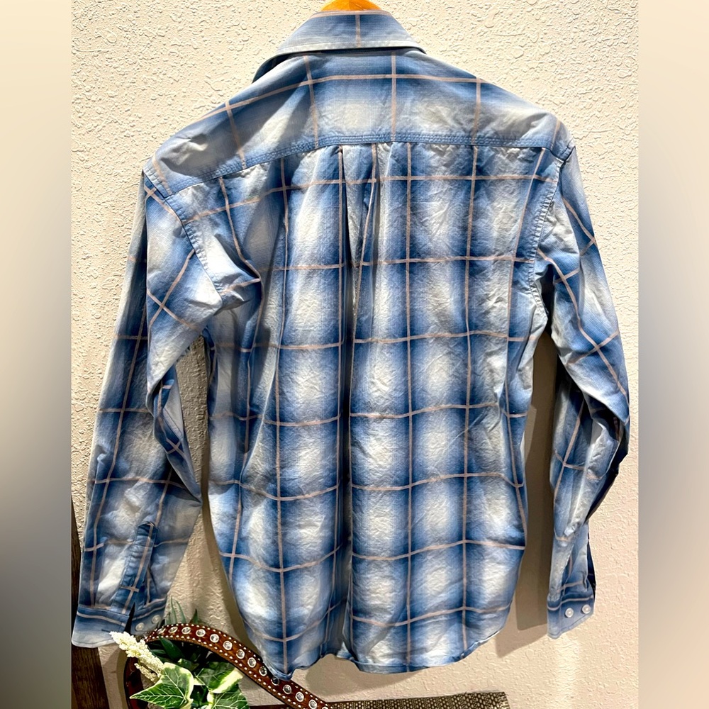 Stetson Men's Checked Button-Down Long-Sleeved Sh… - image 4